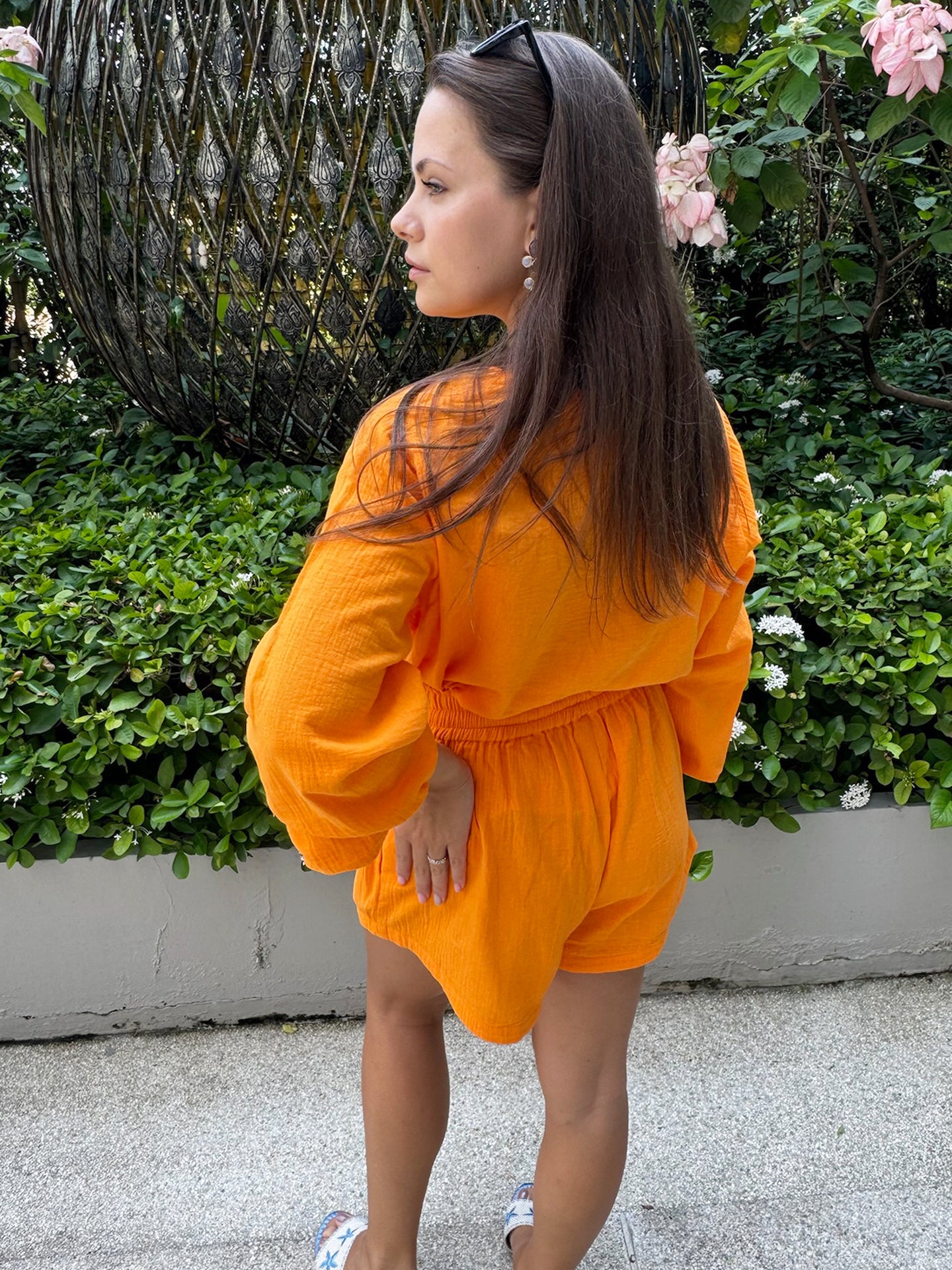 Santa Monica Solid Shorts Set